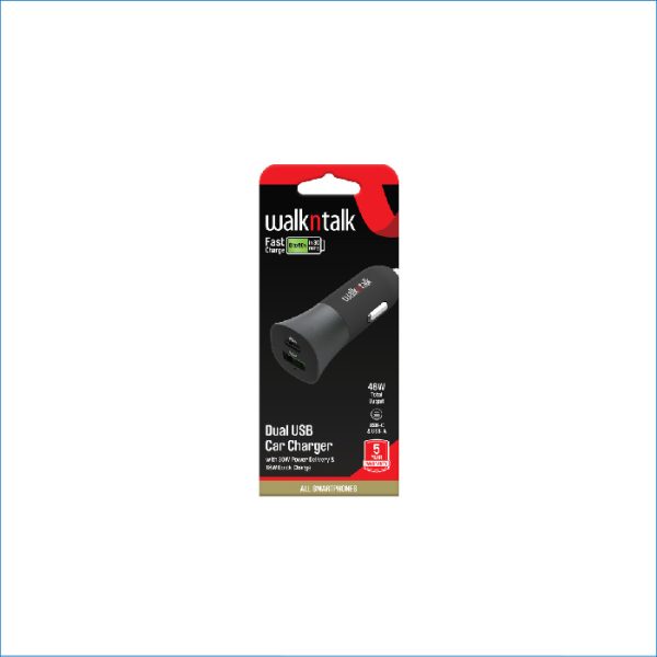 WNT FAST CHARGE CAR CHARGER DUAL USB