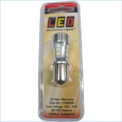 1156WM-BAYONET White Reverse Bulb, 12-24