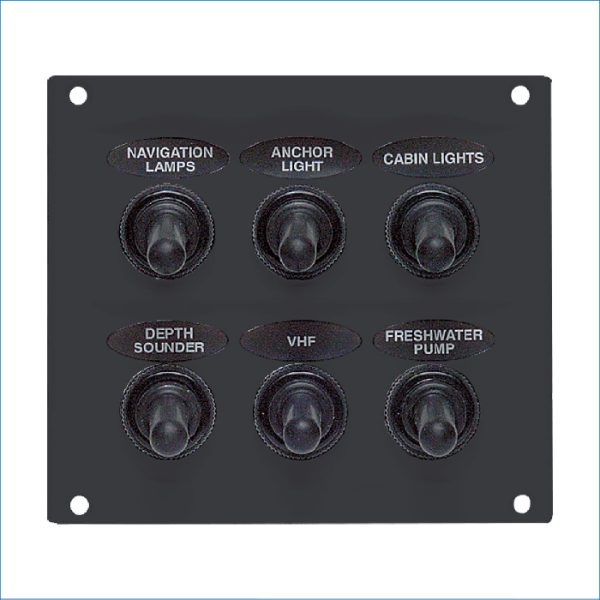 BLA-BEP WATERPROOF SWITCH PANEL 6 POSITI
