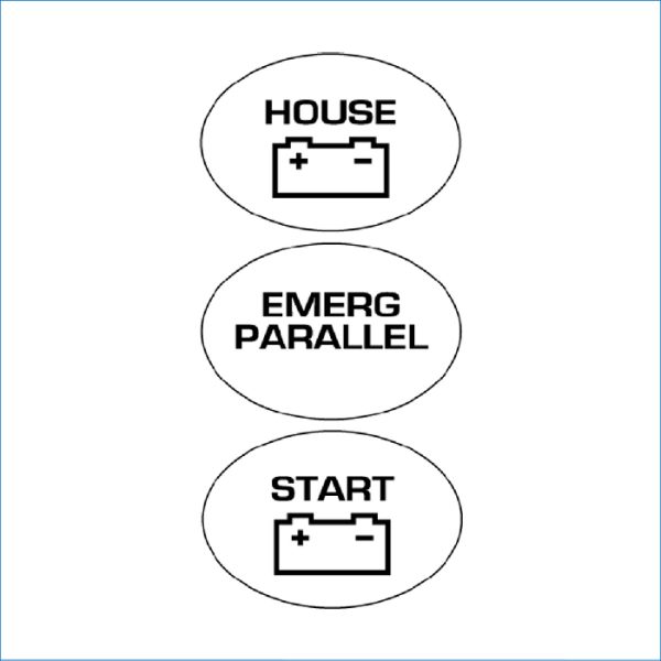 BLA-BEP BATTERY SWITCH LABEL KIT SET-715