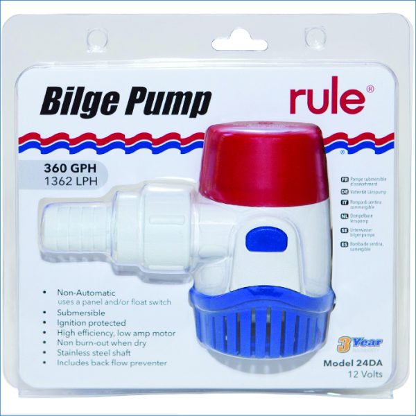 RWB-Pump - Rule 360GPH 12v